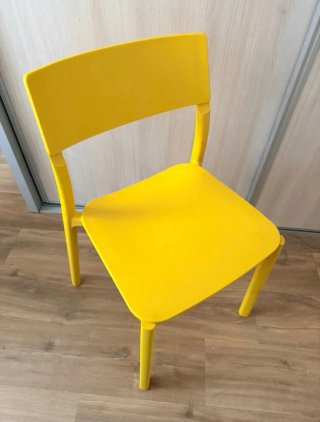 6 Sillas Amarillas Ikea Plástico