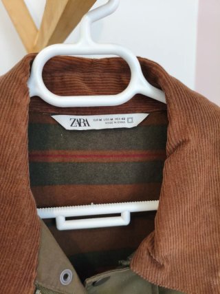 Parka Zara verde hombre/mujer