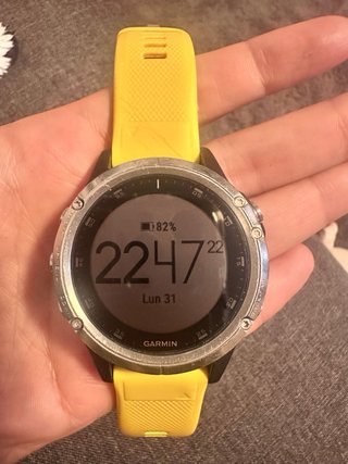 Garmin Fenix 5 Plus Plata/Amarillo