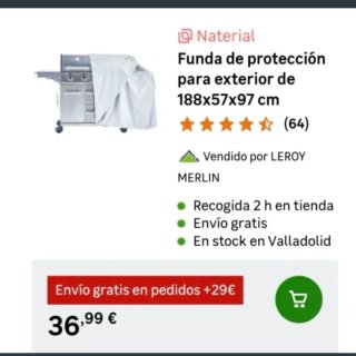 Coperta per barbecue Naterial Prisma nuova