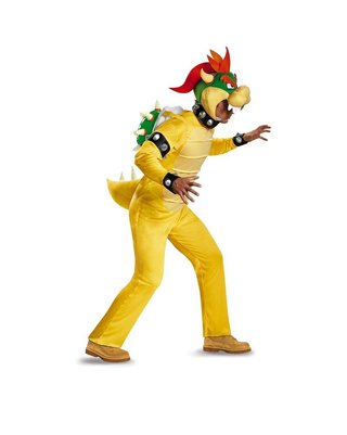 Disfraz Oficial Bowser Lujo Talla Única