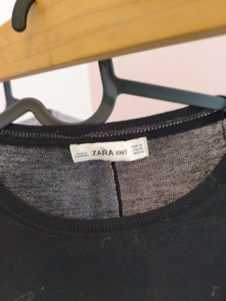 Pack 2 jerseys Zara negro y gris