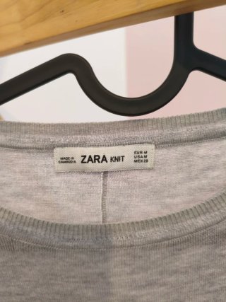 Pack 2 jerseys Zara negro y gris