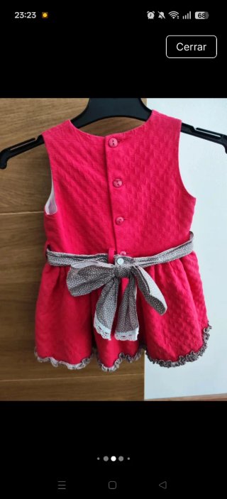 Vestido bebé 18 meses Miranda