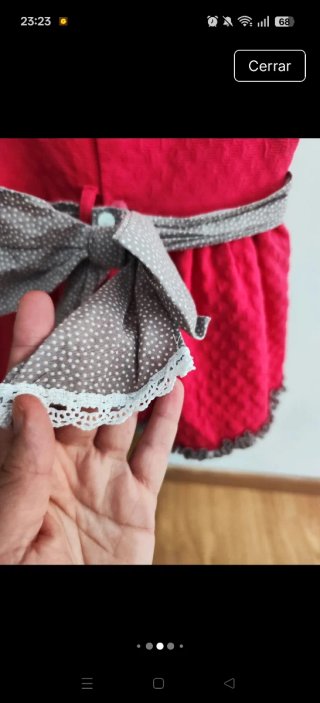 Vestido bebé 18 meses Miranda