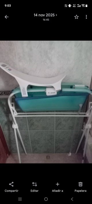 Bañera bebé Jané con soporte