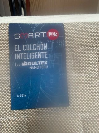 Canapé tapizado polipiel + Colchón Bultex 150x200