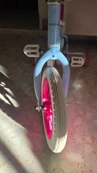 Bicicleta Frozen con ruedines