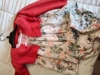 Vestido, braga y chaqueta 18 meses Foque