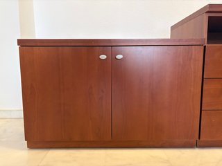 Conjunto Muebles Nogal: TV + Cajones + Puertas