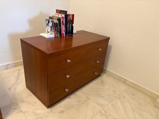 Conjunto Muebles Nogal: TV + Cajones + Puertas