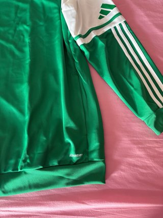 Sudadera Adidas cremallera verde