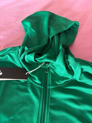Sudadera Adidas cremallera verde