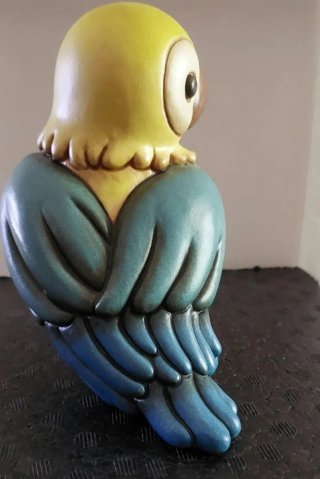 Statua Thun Pappagallo Giallo Blu