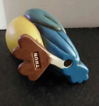 Statua Thun Pappagallo Giallo Blu