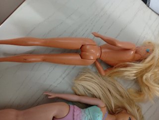 Lote 2 Muñecas Barbie Antiguas