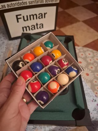 Mini Billar Al Capone con Accesorios