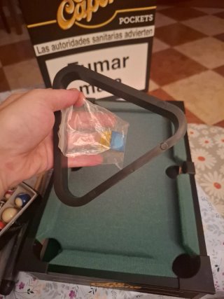 Mini Billar Al Capone con Accesorios