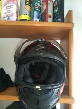 Casco Integral Carbono Scorpion