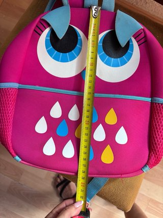 Mochila infantil búho fucsia
