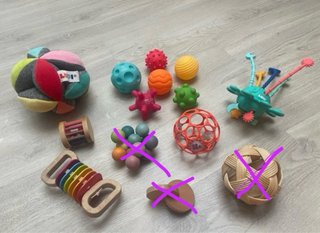 Juego de estimulación sensorial bebé Ludi