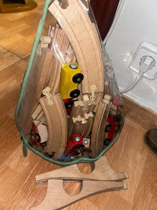 Trenes de madera y accesorios