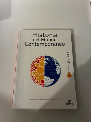 Historia del mundo contemporáneo 1o bachillerato