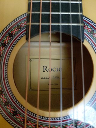 Guitarra Rocio 3/4 C16N con funda