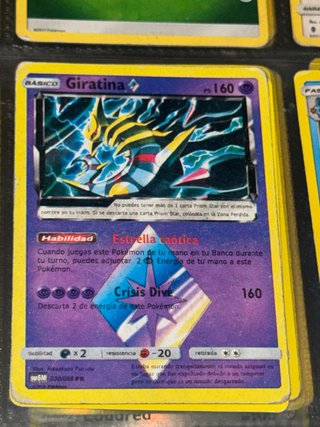 Carta Pokémon Giratina Prism Star SM5M 030/066 PR