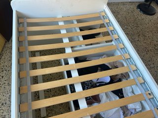 Cama individual Ikea blanca