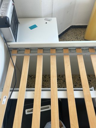 Cama individual Ikea blanca