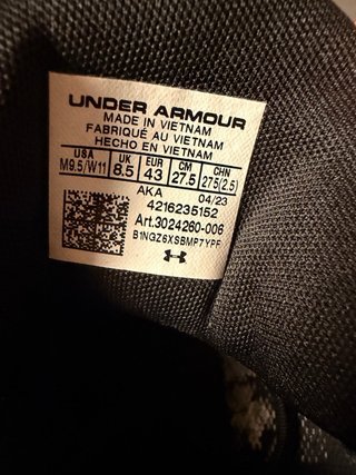 Scarpe Under Armour Jet 21 Nero/Bianco