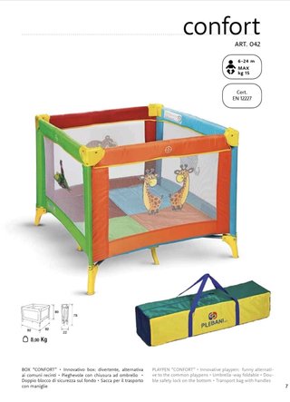 Box gioco Confort Plebani 100x100x80h