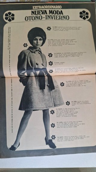 Revista Moda Años 60 con Patrones
