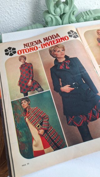 Revista Moda Años 60 con Patrones