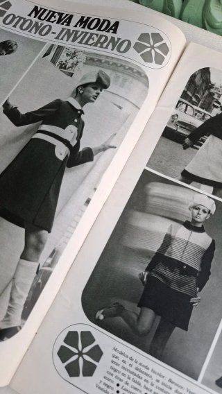Revista Moda Años 60 con Patrones