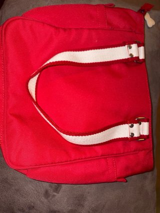 Bolso de mano lona casual/deportivo rojo