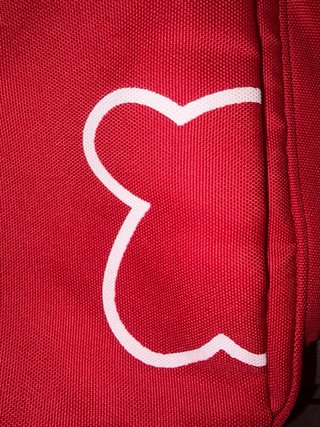 Bolso de mano lona casual/deportivo rojo