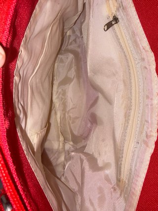 Bolso de mano lona casual/deportivo rojo