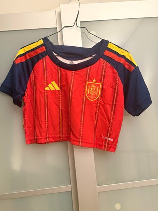 Maglia donna Adidas Spagna crop top