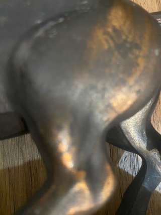 Cavallo in spaltro , rame e finitura bronzo