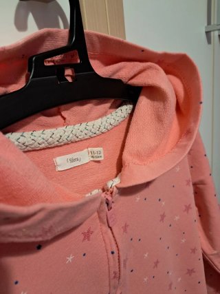 Sudadera con capucha y estrellas 11/12 años
