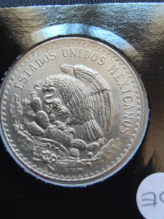 Moneda 1 Peso México 1948 Plata