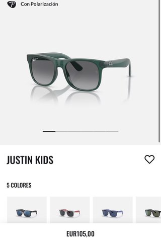 Gafas de sol Junior Polarizadas Verdes