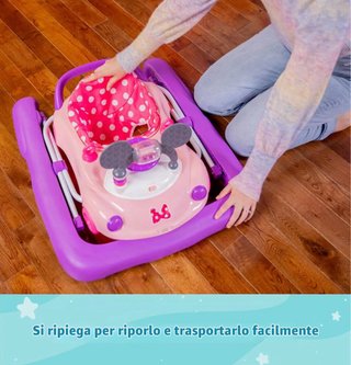 Disney Minnie Mouse Girello 3 in 1