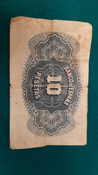 Billete 10 Pesetas Banco de España 1935