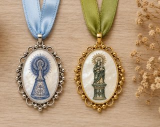 Colgante Virgen Desamparados Oro o Plata