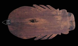 Antica applique in legno