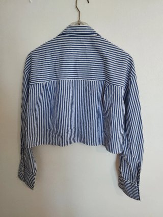 Camisa Zara Rayas Azul y Blanco