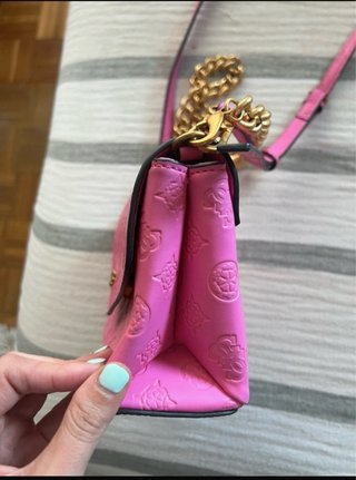 Bolso Guess Rosa y Dorado